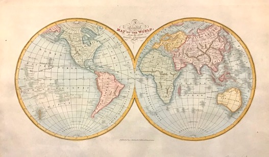 Anonimo A general map of the world from the most modern authorities 1810 ca. London